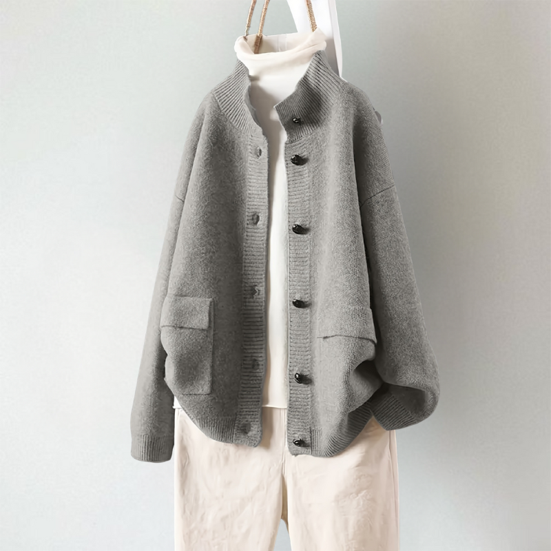 Macy™ | Svetrová bunda s dlouhým rukávem