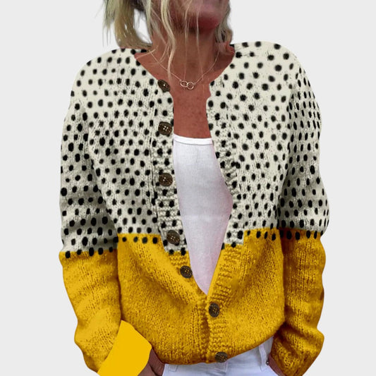 M25-CL001-FSHN-Madalena™ - Cardigan Floral de Outono