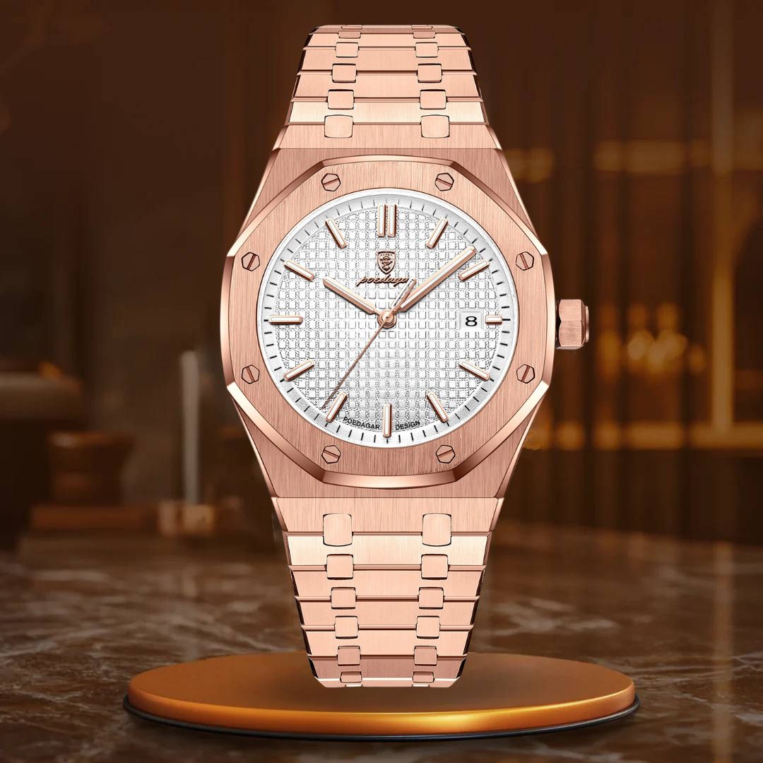 Relógio Masculino de Luxo com Data Luminosa