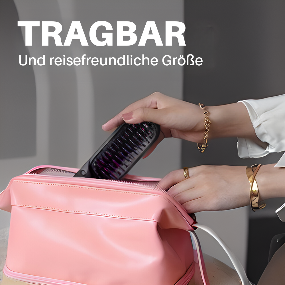 025-004-FSHN- Eleonor™ Tragbare Bürste – Glätten, Locken, Trocknen