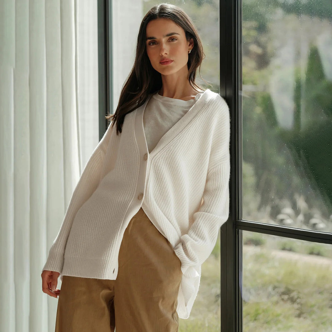 Bea™ - Cardigan Elegante de Caxemira