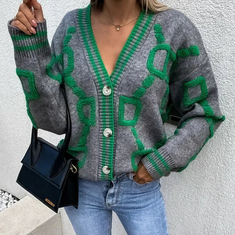 Nanette™ | Trendová vesta s geometrickým designem