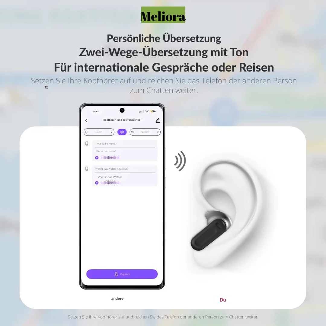 Auralis™ – HTC KI-Kopfhörer mit Sofortübersetzung.