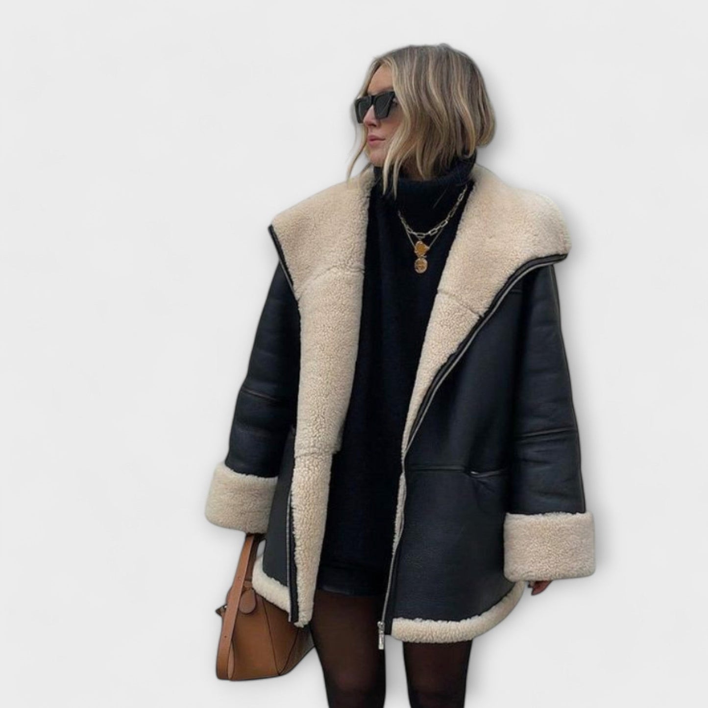 Vitória™ - Casaco de Couro