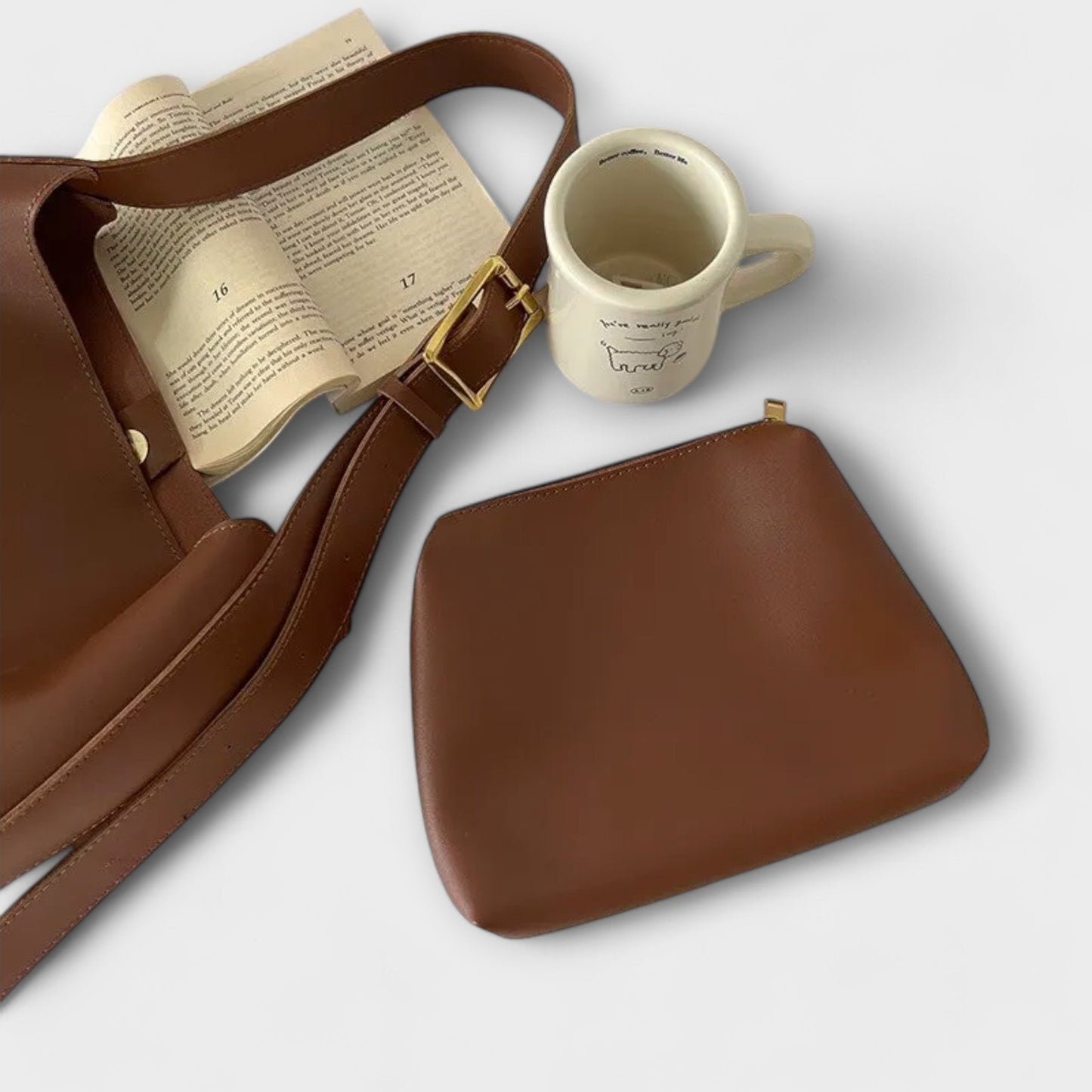 Isidore™ – Elegantní kožená kabelka přes rameno