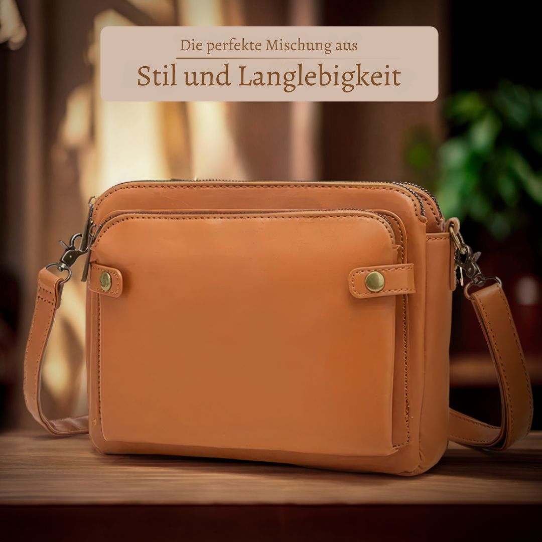 Annika™ - Kvalitní kožená dámská taška
