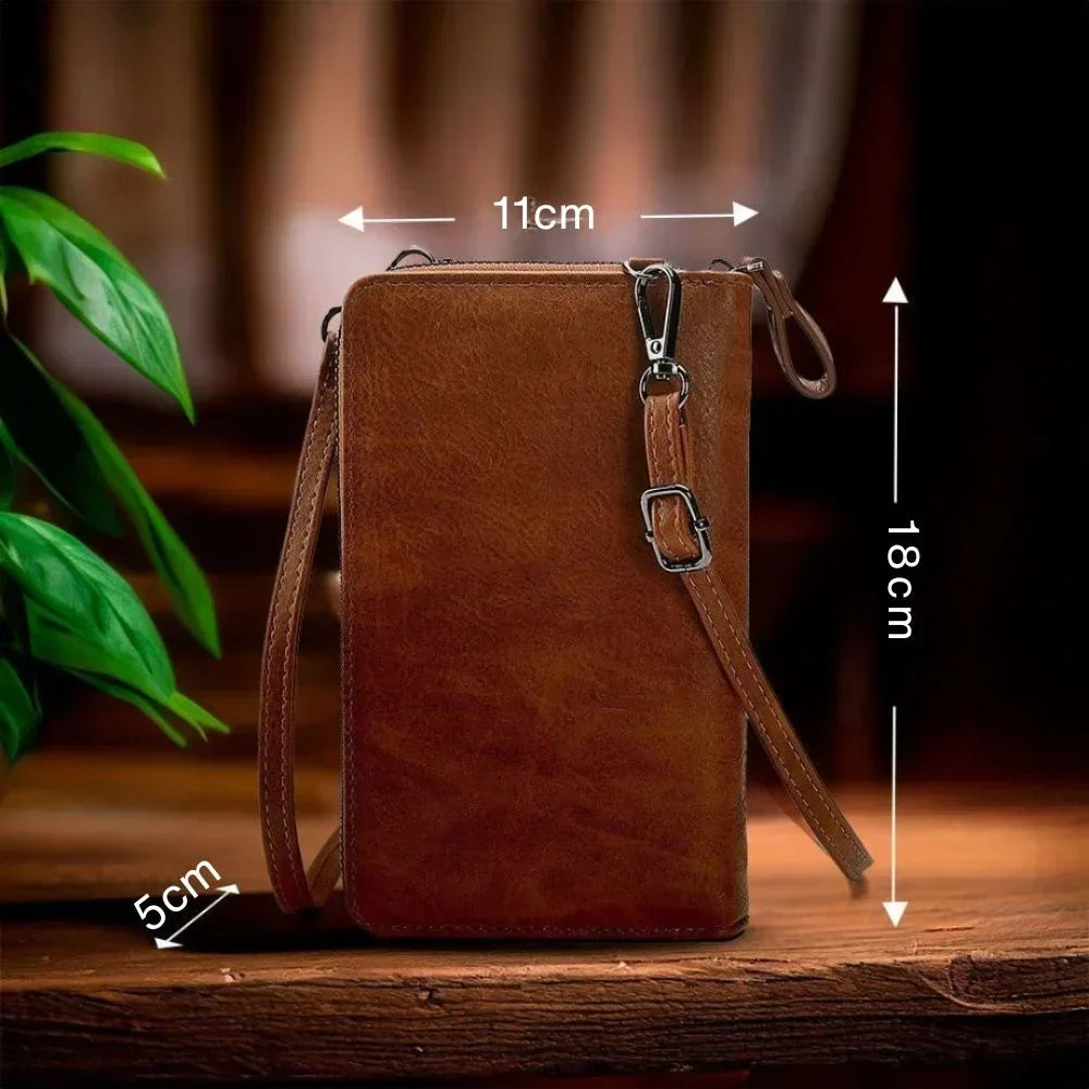 Clara™ - Elegantní kožená kabelka