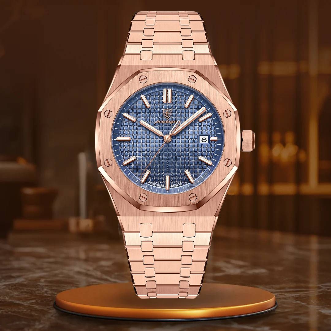 Relógio Masculino de Luxo com Data Luminosa