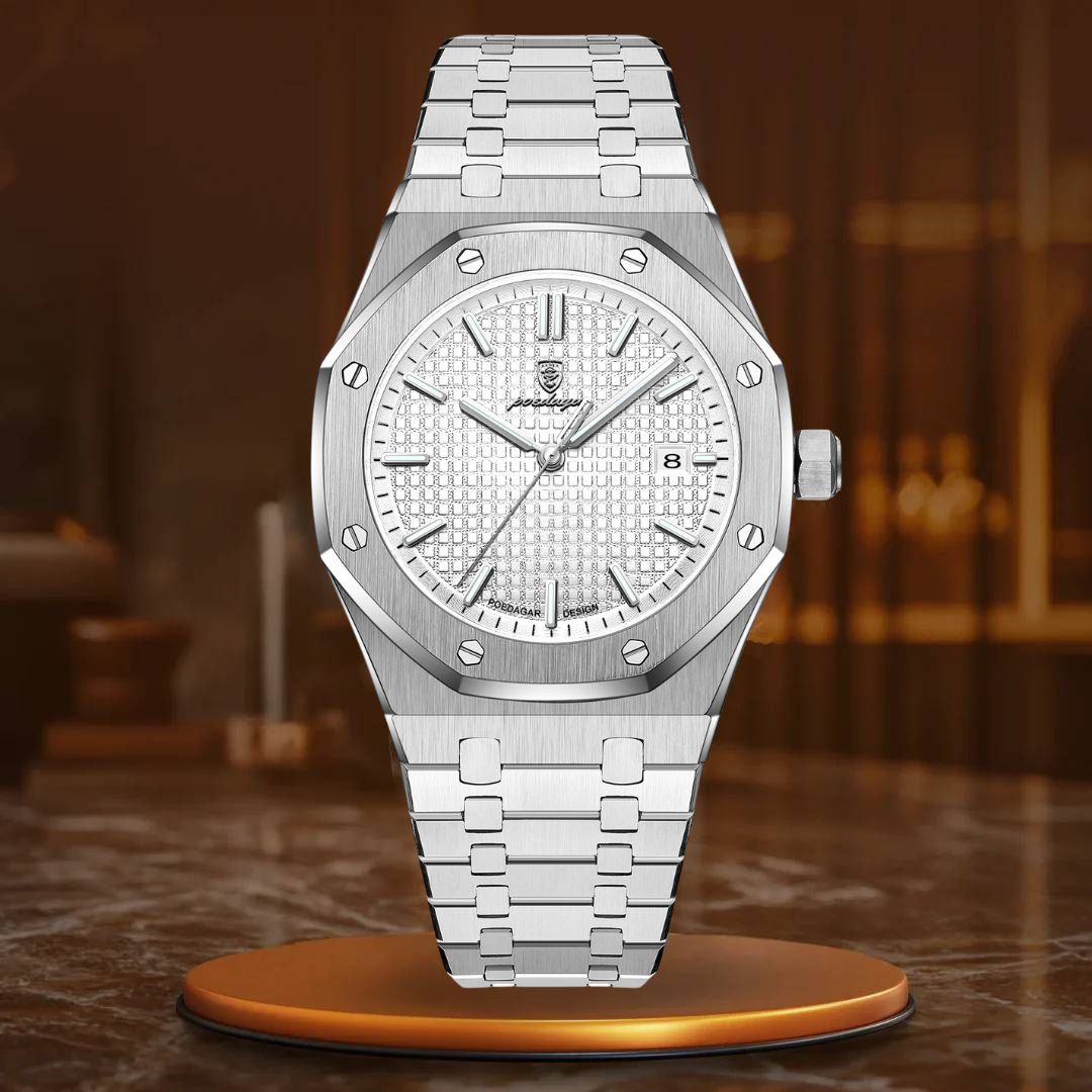 Relógio Masculino de Luxo com Data Luminosa