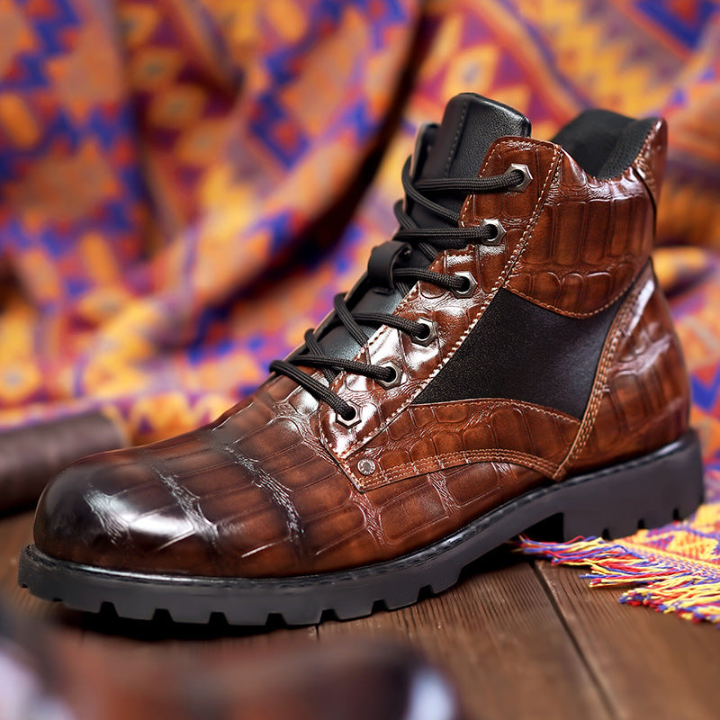 Rendell™ | Botas aus Krokodilleder