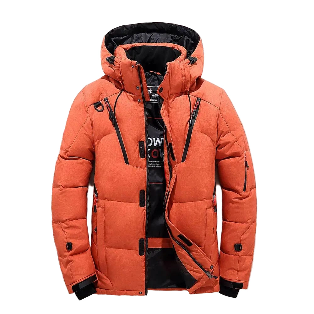 Deman™ - Mountain East Casaco Puffer de Plumas