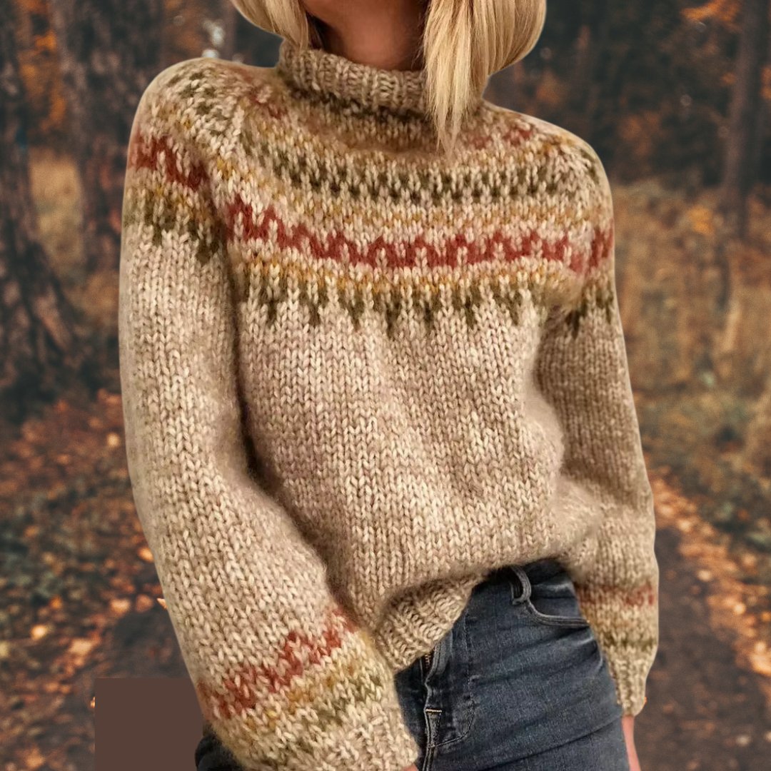 Sienna™ | Nordic knit sweater for women