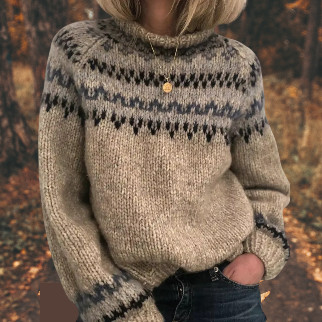 Sienna™ | Nordic knit sweater for women