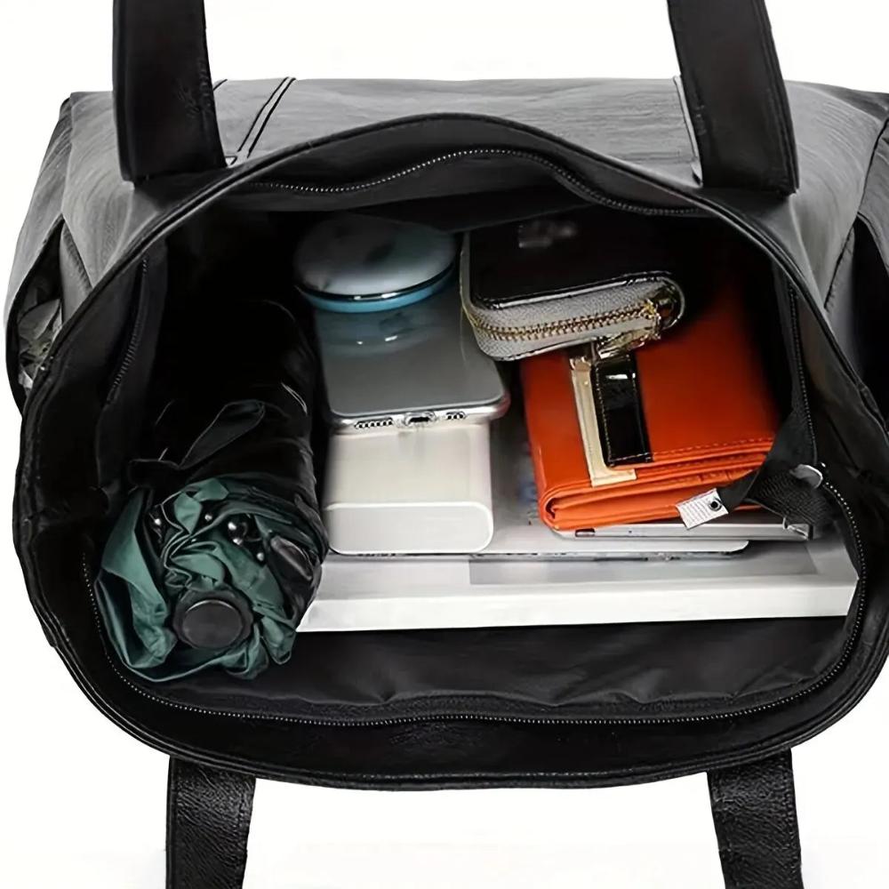 Klara™ - Klasická kožená crossbody kabelka