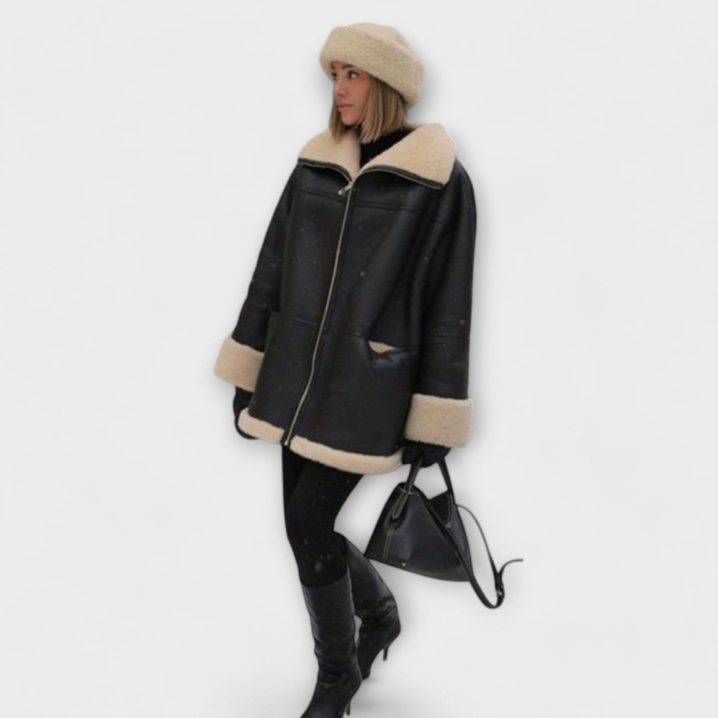 Vitória™ - Casaco de Couro