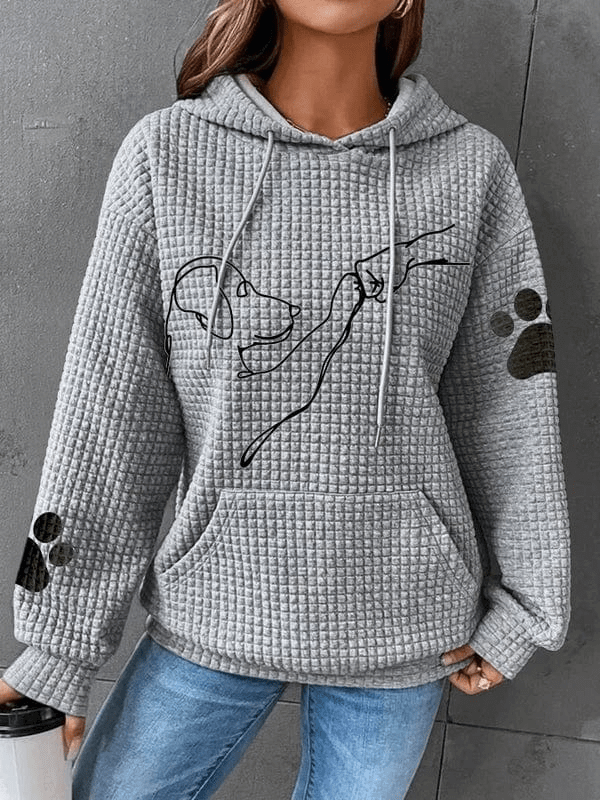 Sweatshirt confortável e quente com capuz