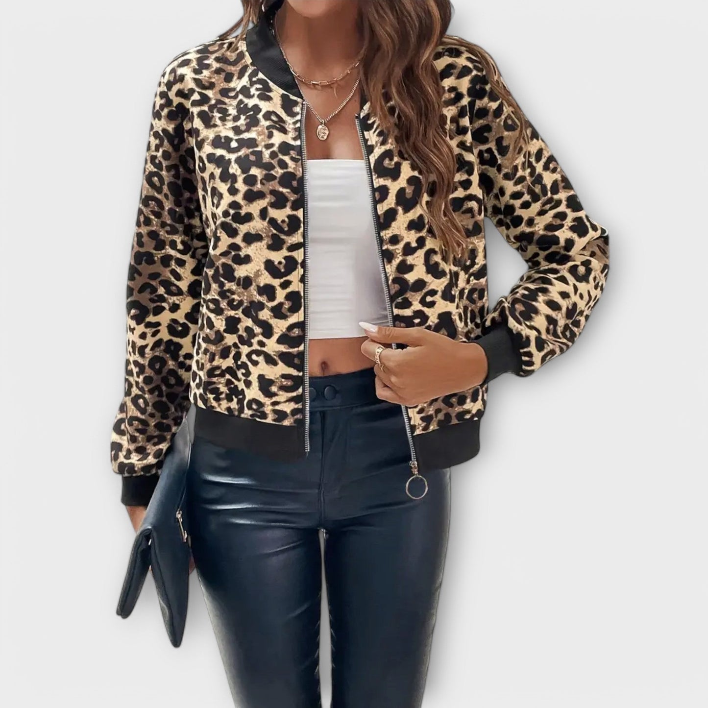 Raquel™ - Casaco de Leopardo Elegante