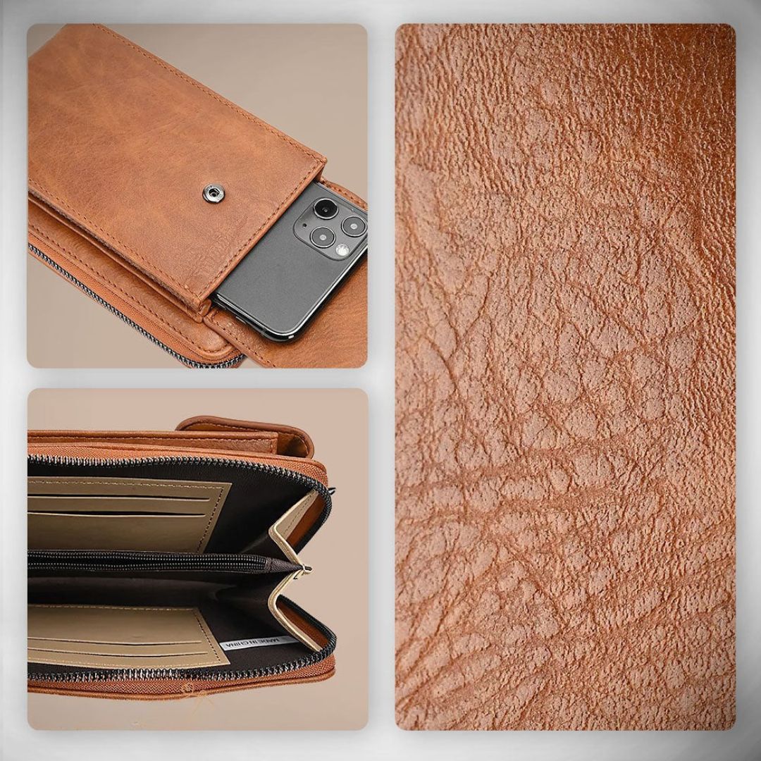 Clara™ - Elegantní kožená kabelka